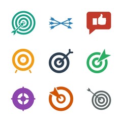 Poster - dart icons