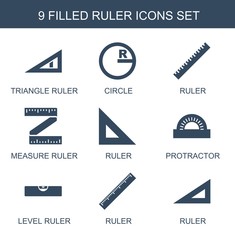 Poster - ruler icons