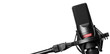 © spaxiax - Studio microphone for recording podcasts isolated