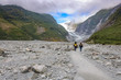 © naughtynut - Franz Josef Glacier and valley floor, Westland, South Island, Franz Josef Glacier National Park, in New Zealand