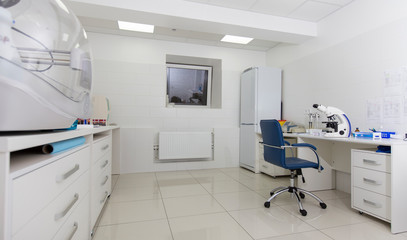 Poster - Hospital room with modern equipment for medical tests