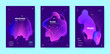 © ingara - Electro Music Poster. Wave Gradient Blend. Disco