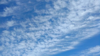 blue sky with clouds