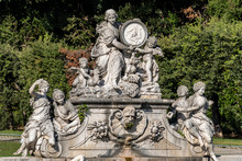 The Cerere Fountain At The Royal Palace Of Caserta, Italy.