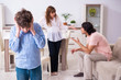 © Elnur - Family conflict with husband and wife and child