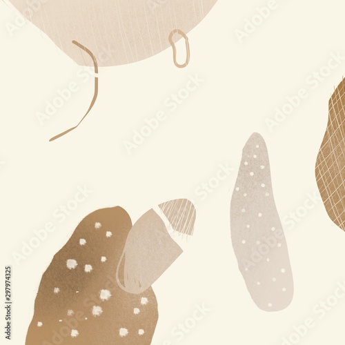 Abstract Minimalism Textures Pastel Memphis Design For Decorative 