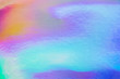 Abstcact colorful holographic foil texture