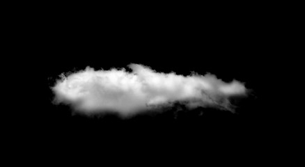 Wall Mural - white cloud with black background