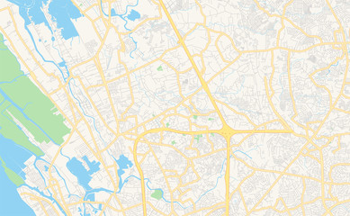  Printable street map of Valenzuela, Philippines