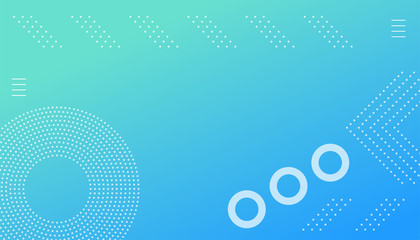 Wall Mural - abstract gradient geometric shape background, for web banner, poster, landing page vector template