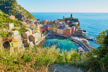 Colorful Houses In Vernazza, Italy