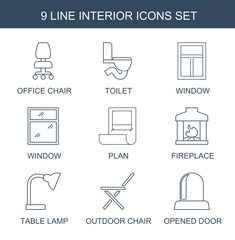 Poster - interior icons