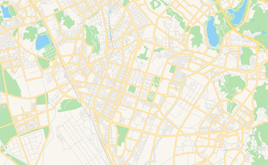  Printable street map of Suwon, South Korea