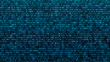 Triangle pattern halftone triangle pattern. Blue gradient background halftone dots. Black texture.