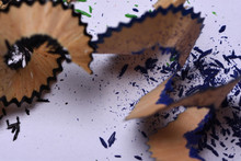 Sharpened Pencil And Shavings