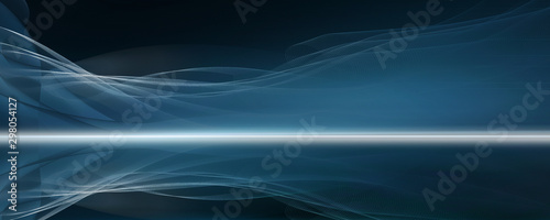 linien wellen bewegung horizont banner