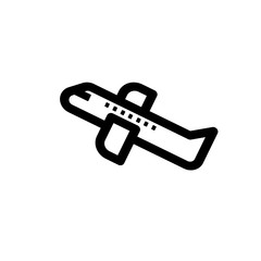 Wall Mural - Aircraft Vector icon . Lorem Ipsum Illustration design
