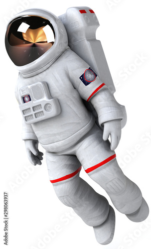 Fotografía Fun astronaut - 3D Illustration