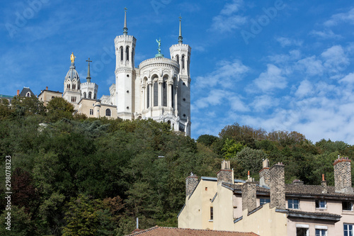 Die Kirche Notre Dame De Fourviere In Lyon Frankreich Buy This Stock Photo And Explore Similar Images At Adobe Stock Adobe Stock