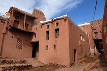 Traditional Adobe House In Most Beautiful Ancient And Authentic Village In The Country. Abyaneh, Iran.