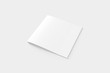 © ThreedyGuy - Square Magazine Brochure Blank White Mockup