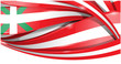 basque banner  background flag. vector flag.