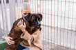 © Lucas Ottone/Stocksy - Dog hug