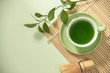 © Maki Company Limited/Stocksy - Green matcha tea drink and tea.