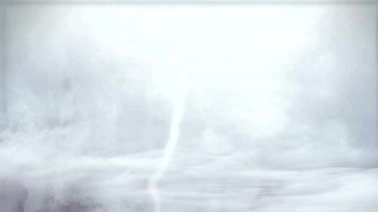 Wall Mural - dark abstract cloudy horror background with lightning and demon face