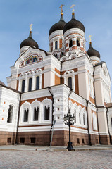 Wall Mural - Alexander Nevsky Orthodox cathedral in Tallinn