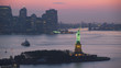 © Hurst Photography Inc./Stocksy - Statue of Liberty at dusk.