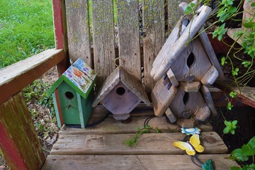 Wall Mural - Birdhouses