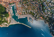 © AmazingAerialAgency - Aerial view above of the port of Nice, France
