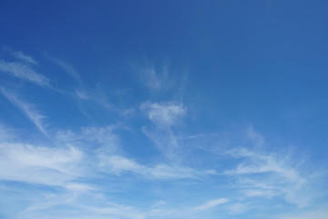 Wall Mural - Blue sky with cloud in a day.