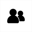 © FMF Design - User icon. symbol of business people with trendy flat style icon for web site design, logo, app, UI isolated on white background. vector illustration eps 10