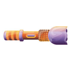 Poster - flashlight icon. cartoon of flashlight vector icon for web design isolated on white background