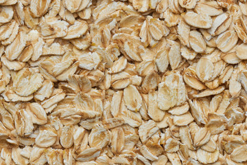 Oat flakes texture. oat flakes food background. Healthy food concept 