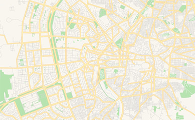  Printable street map of Aleppo, Syria