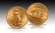 © Matt Light - United States gold coin double eagle 20 twenty dollars 1908