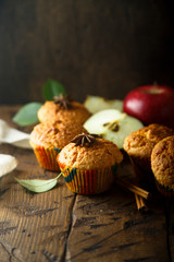 Sticker - Homemade apple muffins with spices