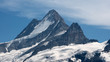 The Schreckhorn from the north in the Bernese Alps