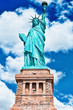 Statue of Liberty (Liberty Enlightening the world) near New York. Close-up. USA.