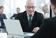 © ASDF - project Manager conducts an interview with a new employee