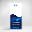 © Printing design - Advertising banner roll-up, modern design  for business presentations, conferences, seminars, banner template to promote products and services.