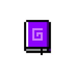 Fototapete - Pixel art, game item, icon and objects for the design. Vector illustration. Fantasy world. Old game console.