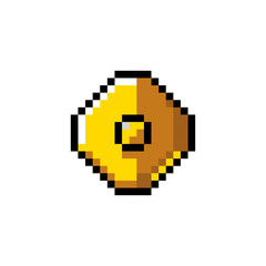 Fototapete - Pixel art, game item, icon and objects for the design. Vector illustration. Fantasy world. Old game console.