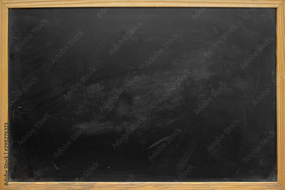 Abstract texture of chalk rubbed out on blackboard or chalkboard background, can be use as concept for school education, dark wall backdrop , design template , etc. - obrazy, fototapety, plakaty 