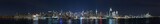 Fototapeta Kuchnia - Panoramic view of the night in Manhattan, cityscapes of New York, USA