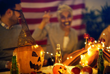 .Halloween Decorations -  Pumpkin And String Lights