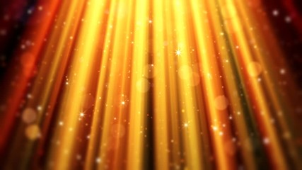 Wall Mural - abstract glittering golden particles background